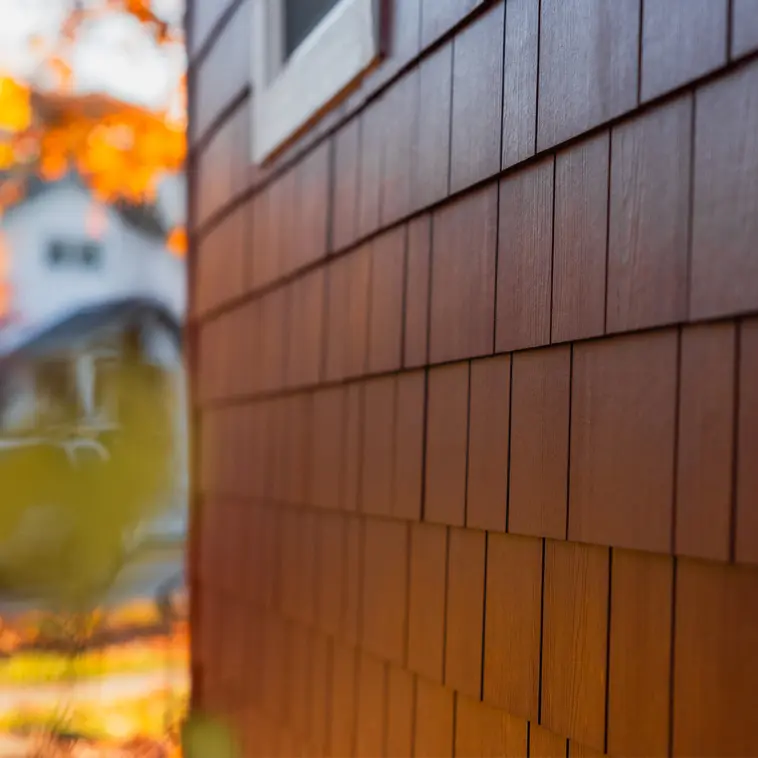 James Hardie shingle siding product sample